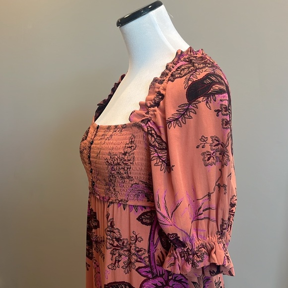 100% cotton midi dress from Anthropologie. Worn once. Perfect condition - Picture 4 of 7